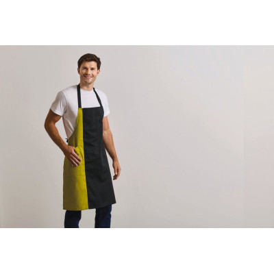 Contrast Bib Apron